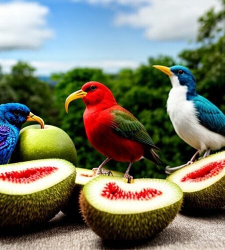 Can birds eat kiwi?