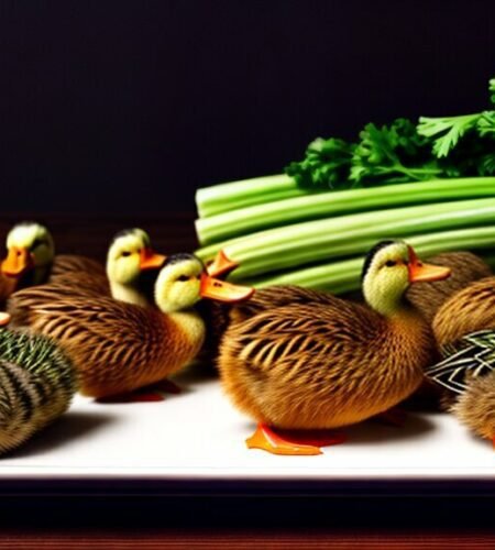 Can ducks have celery?