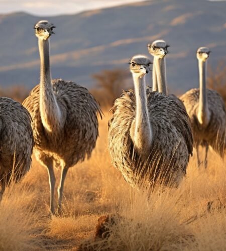 Ostrich behavior