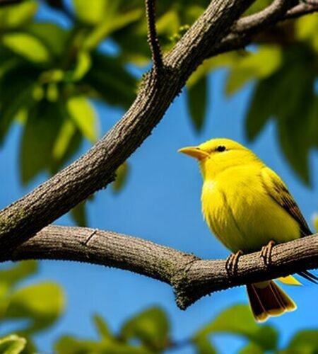 What does seeing a yellow bird mean?