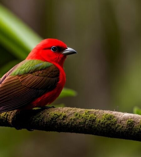 Brown bird with reddish head