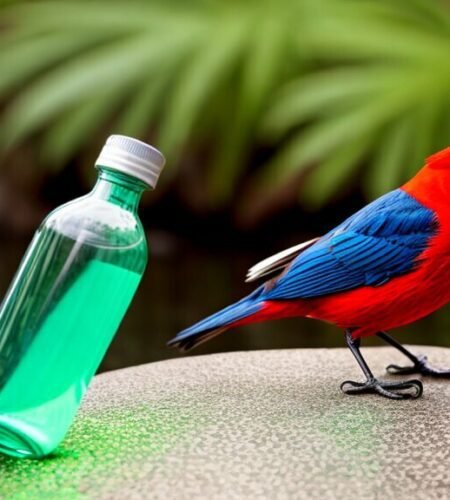 Can birds drink bottled water?