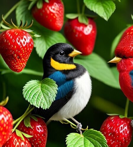 Do birds eat strawberries?
