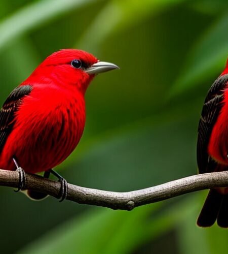 Red beaked bird